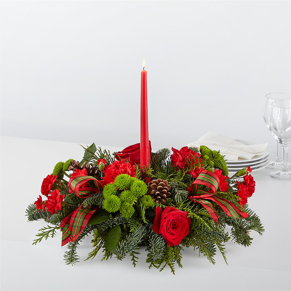 By the Candlelight Centerpiece – BELKY'S FLORIST, Rock Hill SC