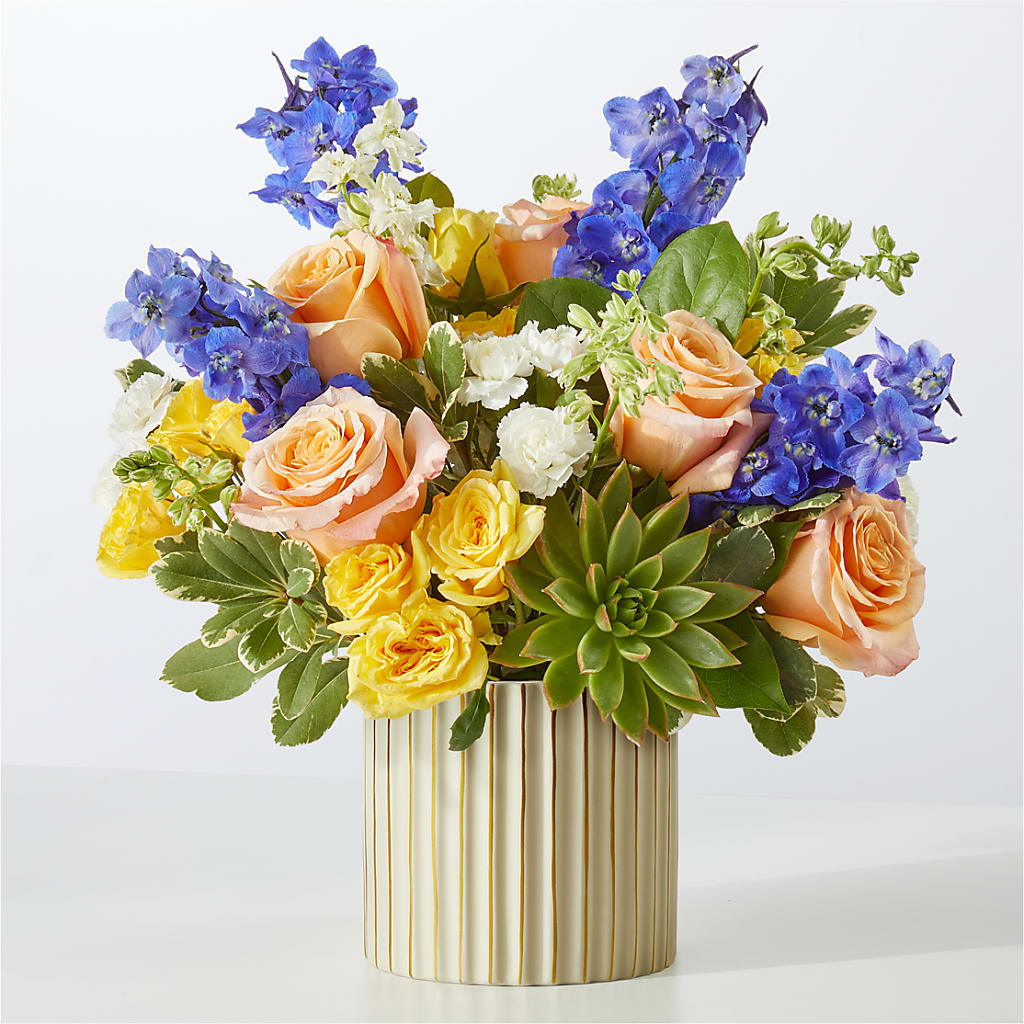 Cobalt Reverie Bouquet – BELKY'S FLORIST, Rock Hill SC