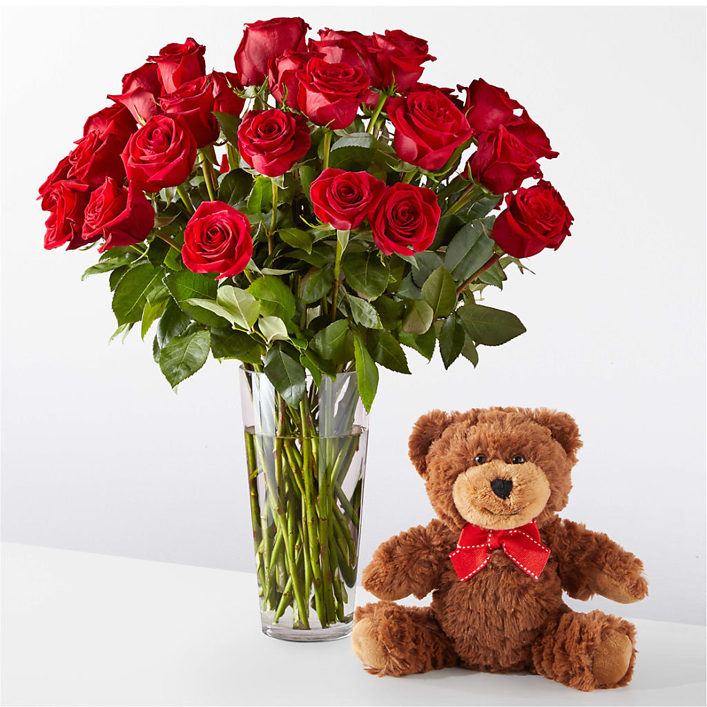 Romantic Long Stem Red Rose Bouquet Bundles – BELKY'S FLORIST, Rock Hill SC