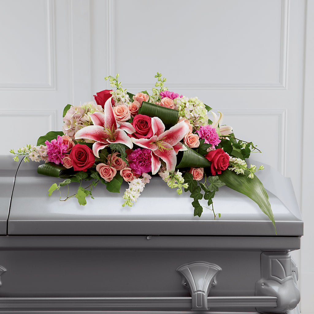 Splendid Grace Casket Spray – BELKY'S FLORIST, Rock Hill SC