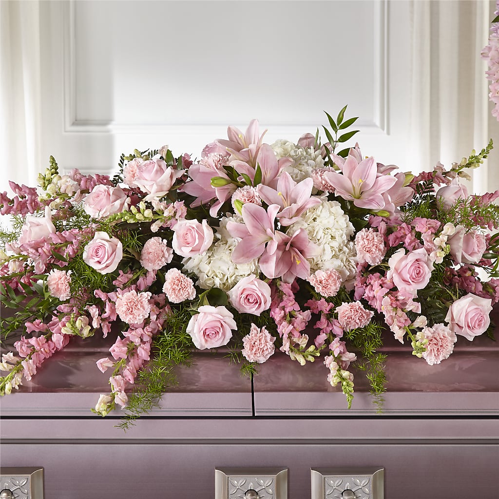 Life & Remembrance Casket Spray – BELKY'S FLORIST, Rock Hill SC