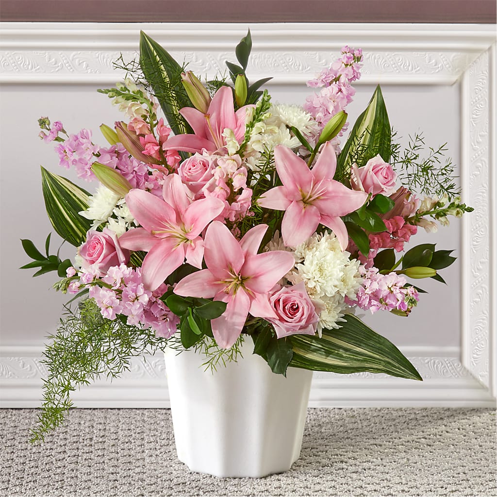 Simply Serene Floor Basket – BELKY'S FLORIST, Rock Hill SC
