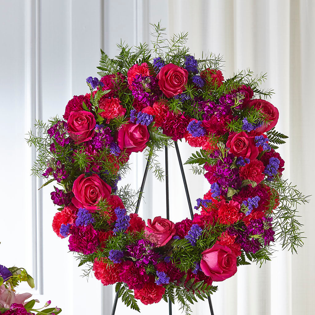 Calming Colors Wreath – BELKY'S FLORIST, Rock Hill SC