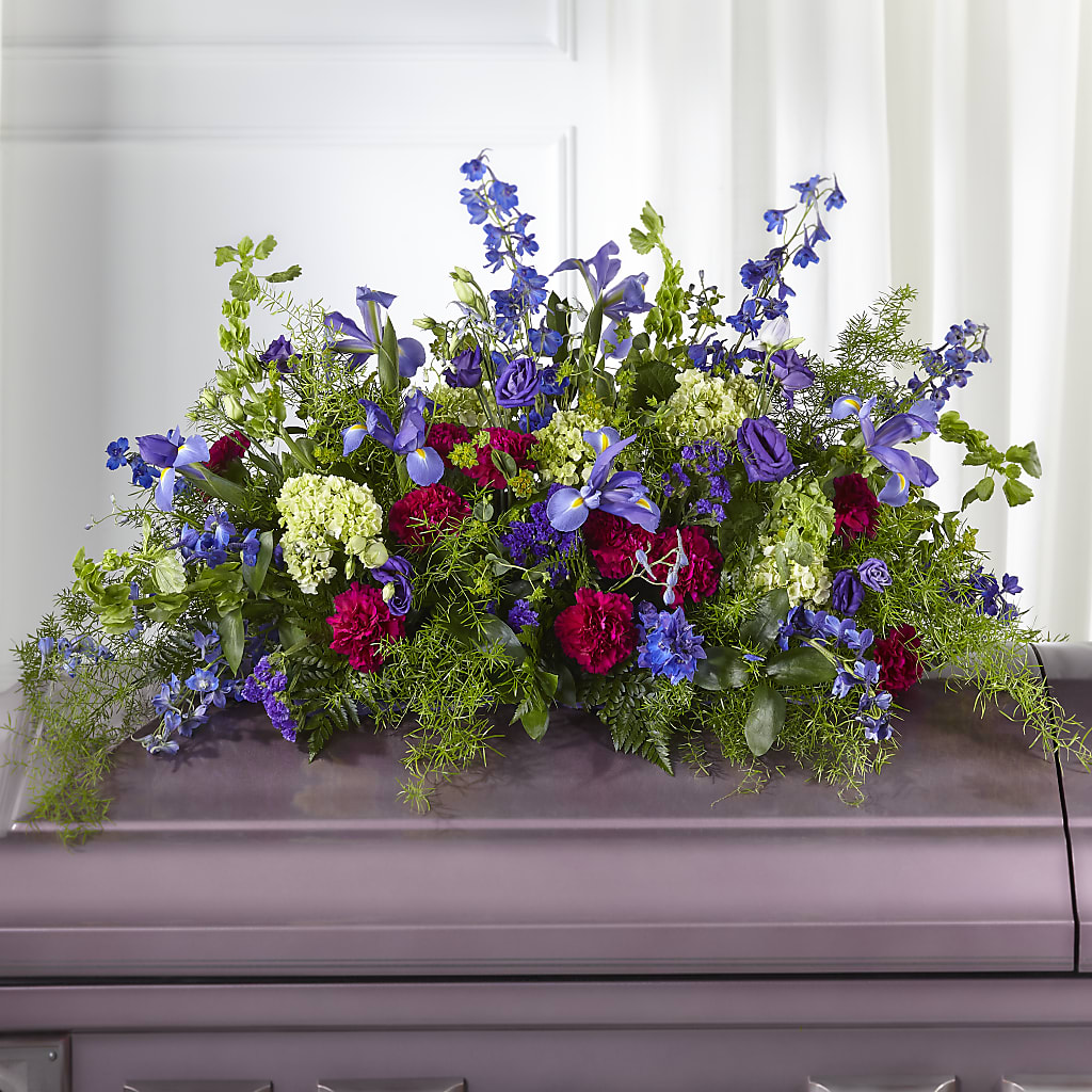 Always Treasured Casket Spray – BELKY'S FLORIST, Rock Hill SC