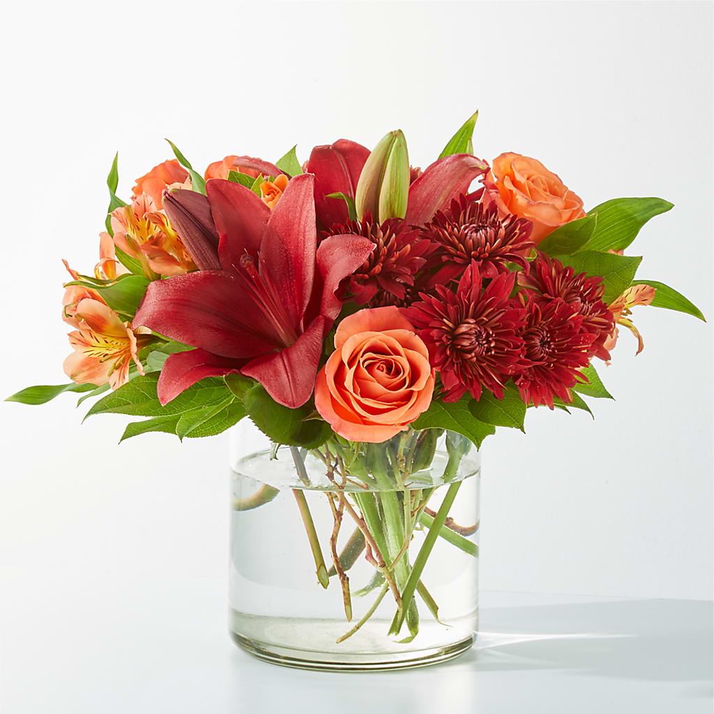Crimson Leaves Bouquet – BELKY'S FLORIST, Rock Hill SC