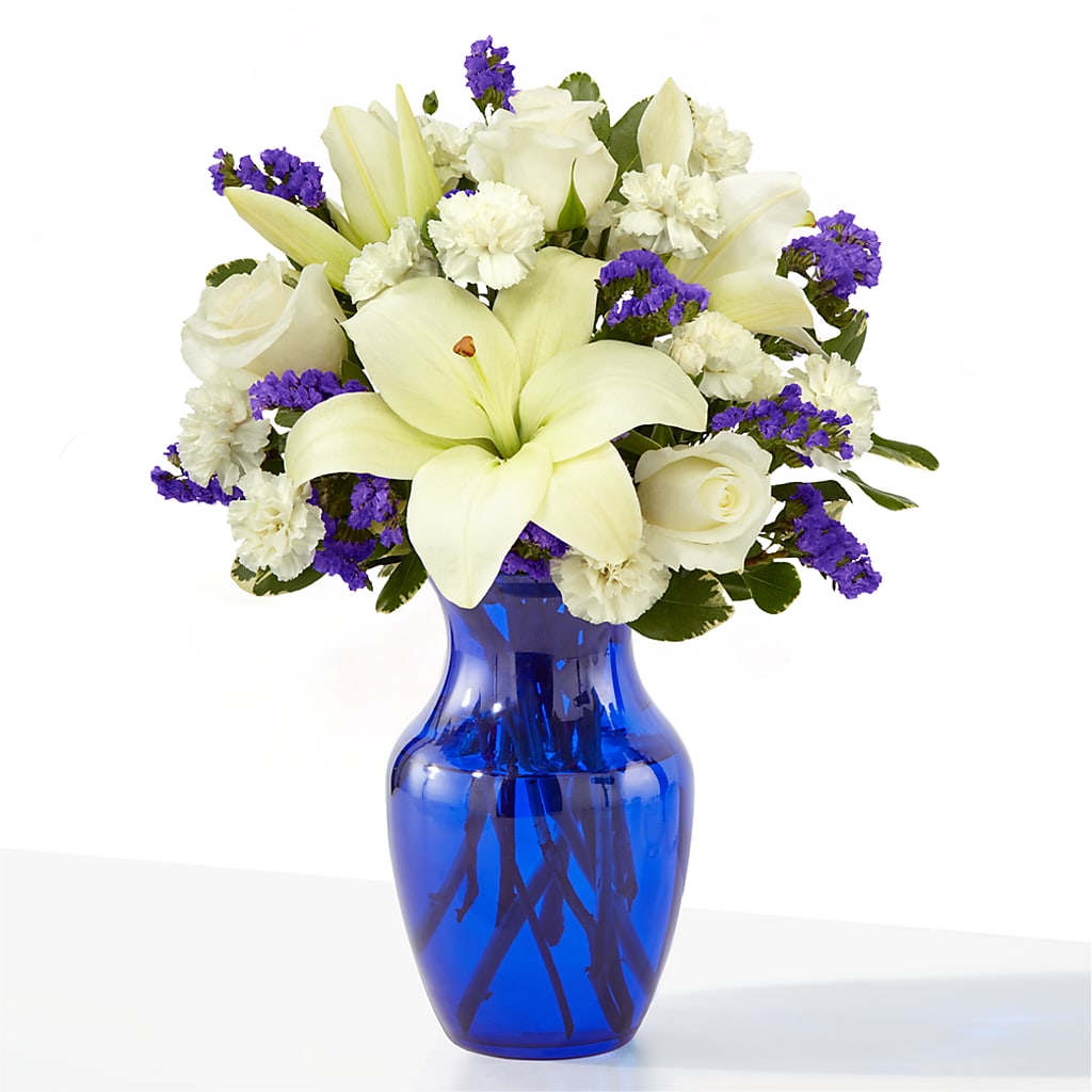 Sapphire Rush Bouquet – BELKY'S FLORIST, Rock Hill SC