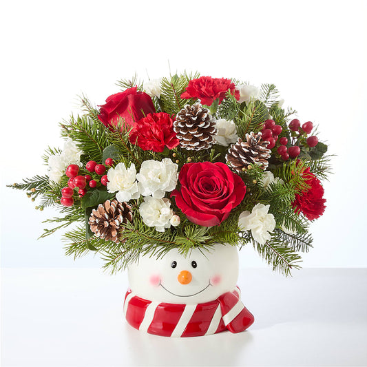 Jolly Snowman Bouquet – BELKY'S FLORIST, Rock Hill SC