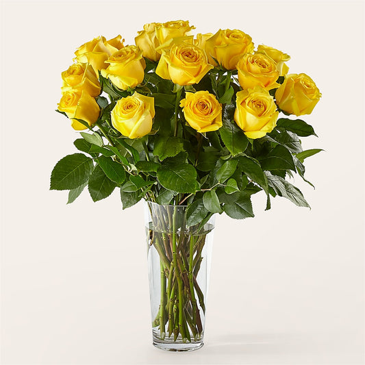 Long Stem Yellow Rose Bouquet – BELKY'S FLORIST, Rock Hill SC