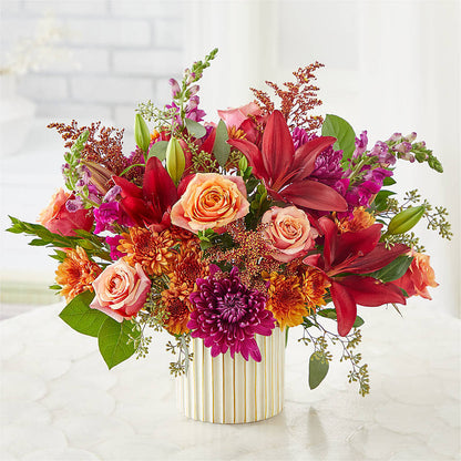 Burgundy Landscape Bouquet – BELKY'S FLORIST, Rock Hill SC