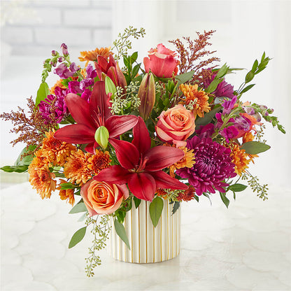 Burgundy Landscape Bouquet – BELKY'S FLORIST, Rock Hill SC