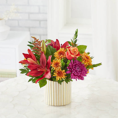 Burgundy Landscape Bouquet – BELKY'S FLORIST, Rock Hill SC