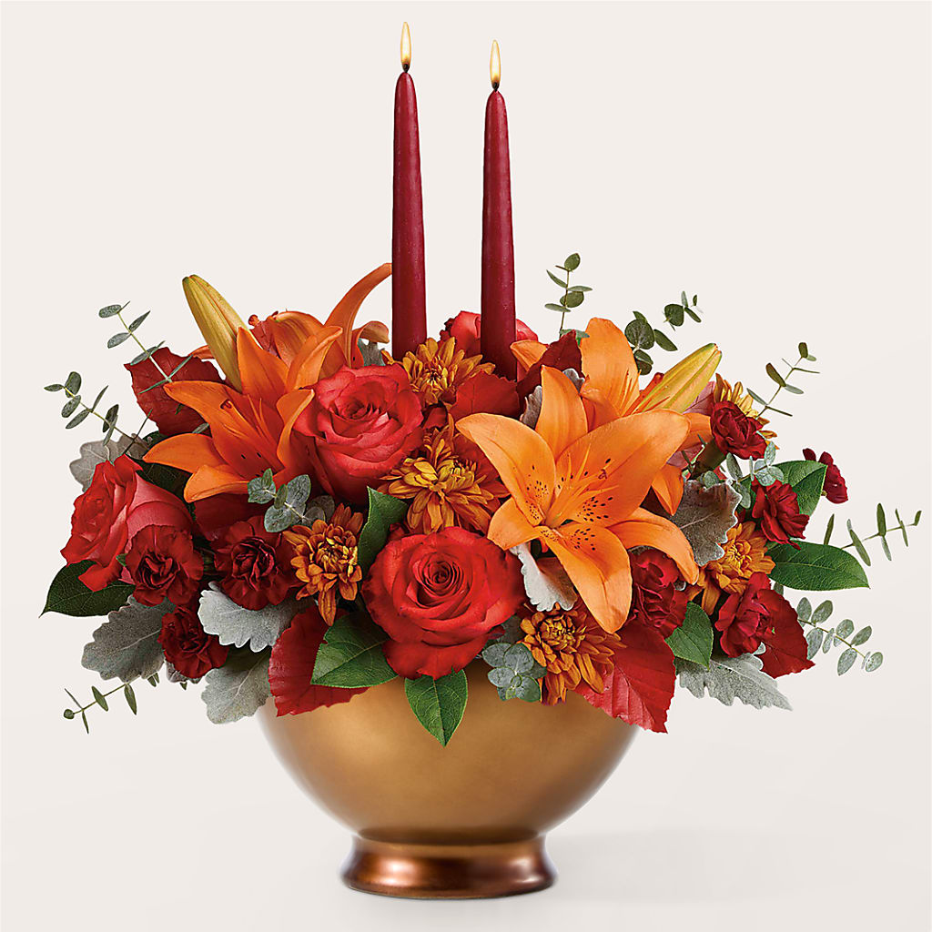 Fruits of Fall Centerpiece – BELKY'S FLORIST, Rock Hill SC