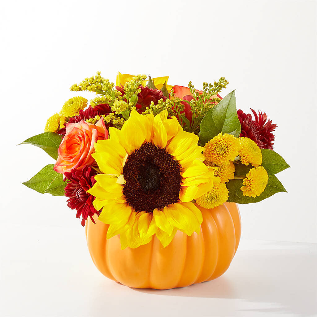 Golden Gourd Pumpkin Bouquet – BELKY'S FLORIST, Rock Hill SC