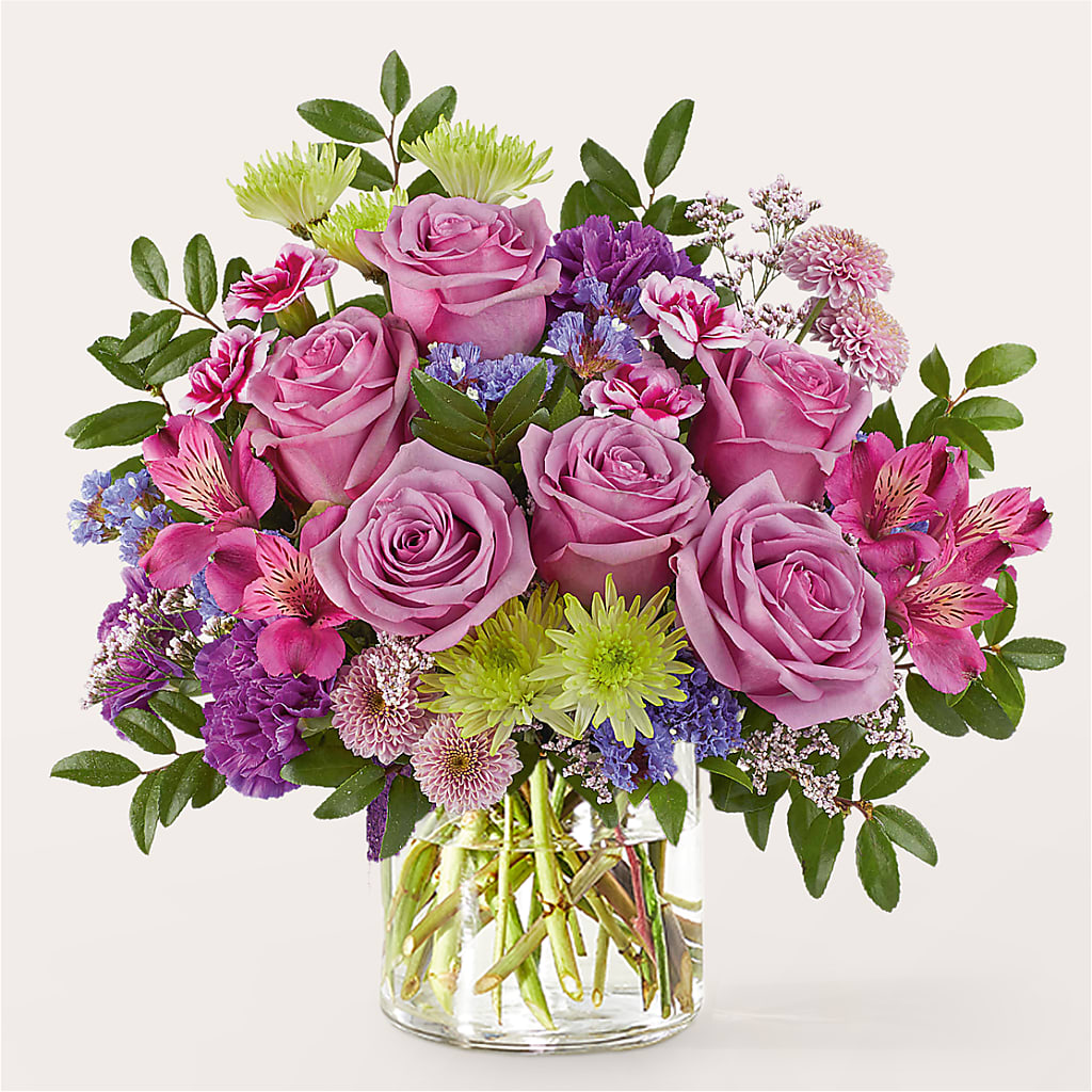 Glass Half Full Bouquet – BELKY'S FLORIST, Rock Hill SC