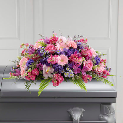 Glorious Garden Casket Spray – BELKY'S FLORIST, Rock Hill SC