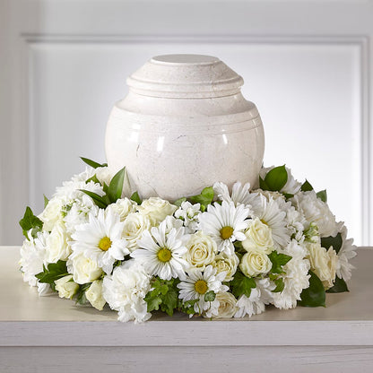 Ivory Gardens Cremation Adornment – BELKY'S FLORIST, Rock Hill SC