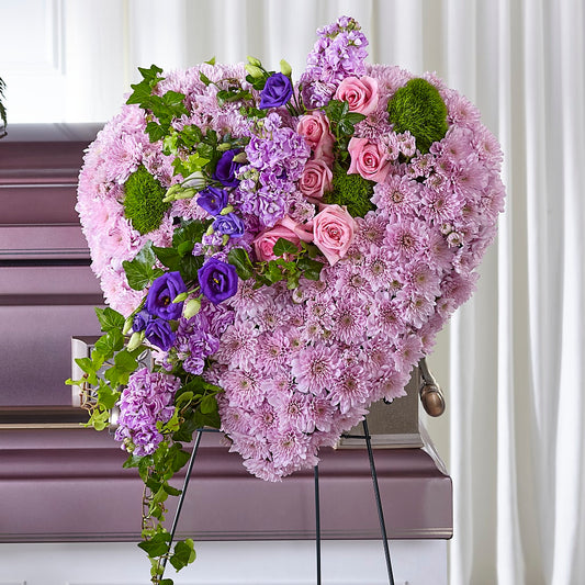 Treasured Love Standing Heart – BELKY'S FLORIST, Rock Hill SC