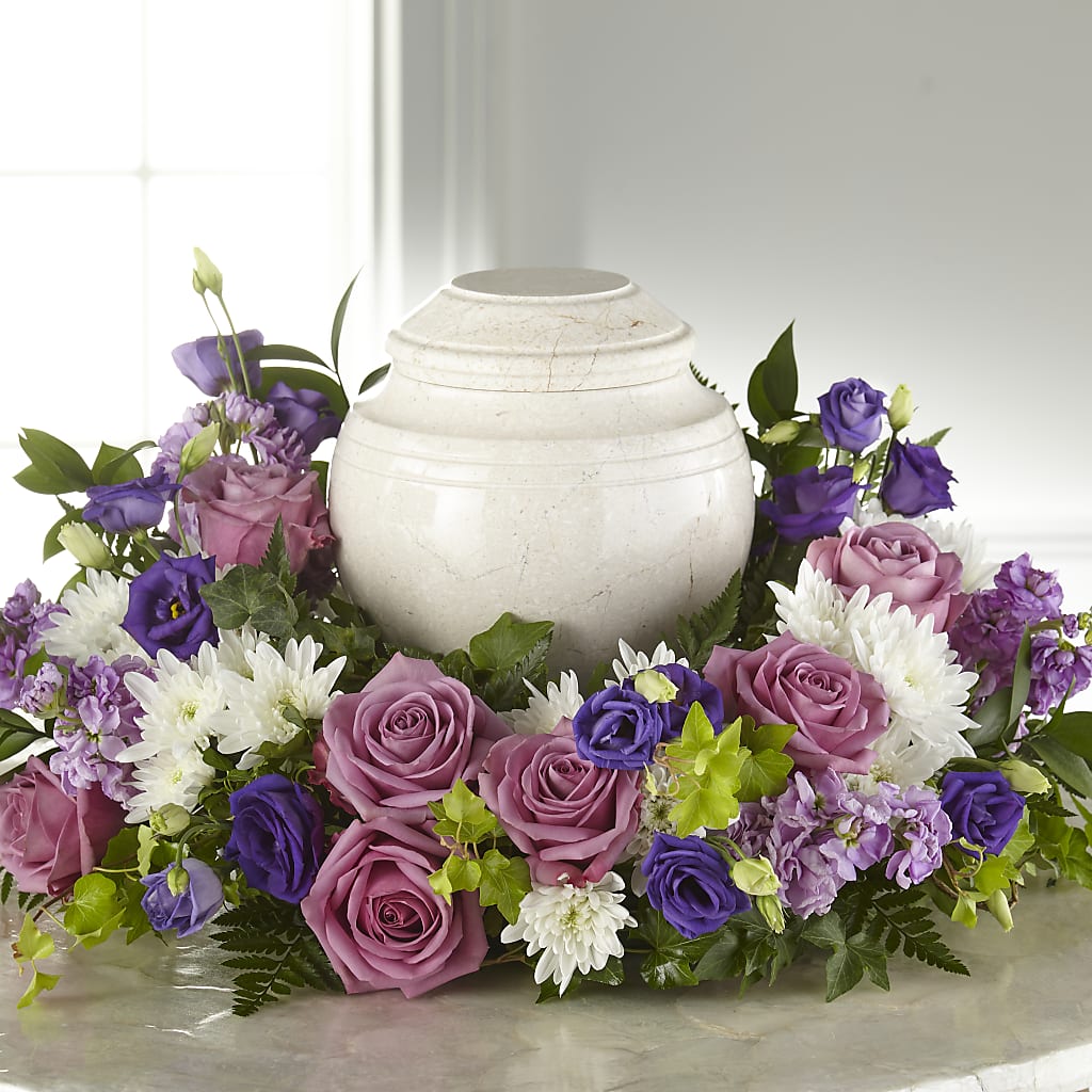 Blooming Sympathy Cremation Adornment – BELKY'S FLORIST, Rock Hill SC