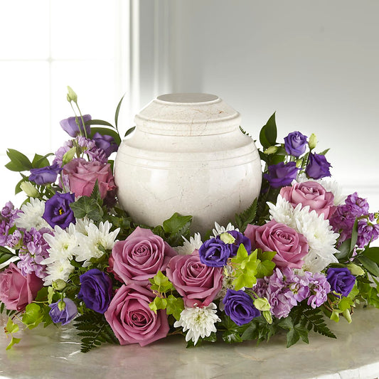 Blooming Sympathy Cremation Adornment – BELKY'S FLORIST, Rock Hill SC