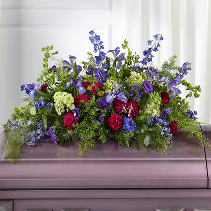 Always Treasured Casket Spray – BELKY'S FLORIST, Rock Hill SC