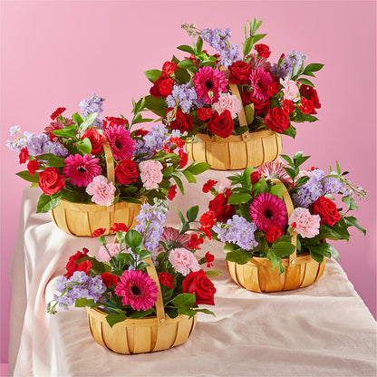 Pink Picnic Basket – BELKY'S FLORIST, Rock Hill SC