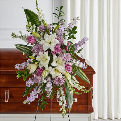 Grateful Hearts Standing Spray – BELKY'S FLORIST, Rock Hill SC