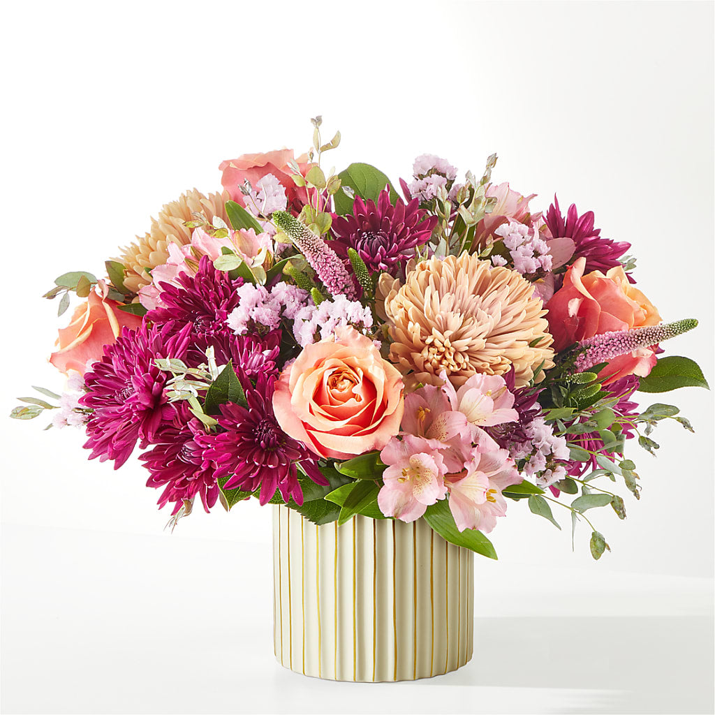 Berry Cobbler Bouquet with Ivory Vase – BELKY'S FLORIST, Rock Hill SC