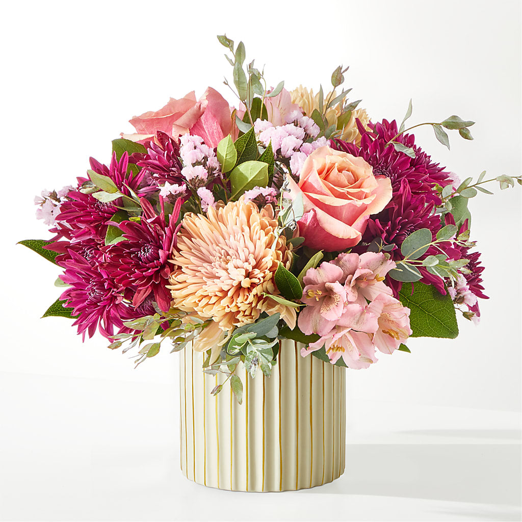 Berry Cobbler Bouquet with Ivory Vase – BELKY'S FLORIST, Rock Hill SC