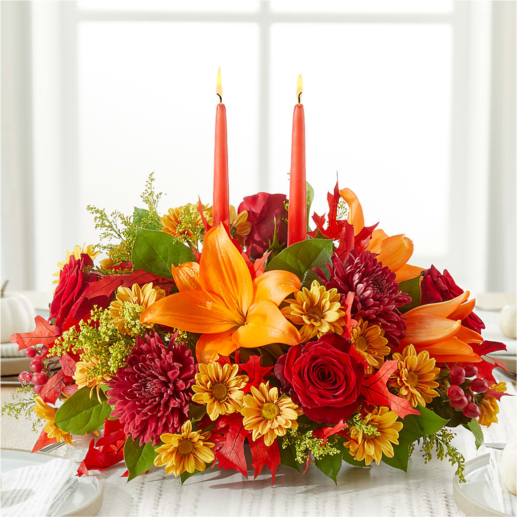 Autumn's Embrace Centerpiece – BELKY'S FLORIST, Rock Hill SC