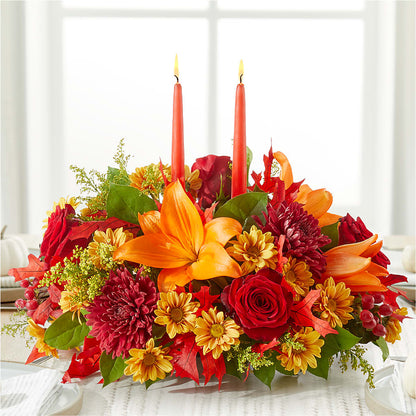 Autumn's Embrace Centerpiece – BELKY'S FLORIST, Rock Hill SC