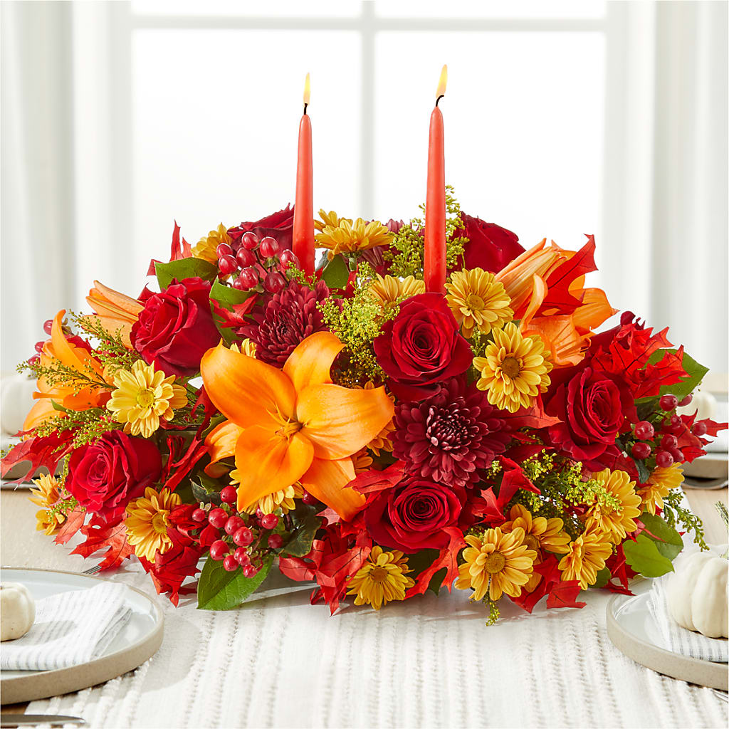 Autumn's Embrace Centerpiece – BELKY'S FLORIST, Rock Hill SC