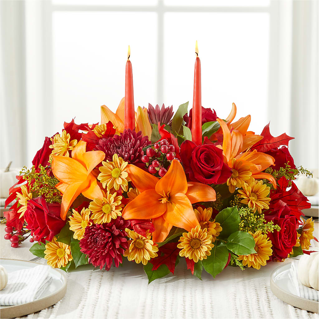 Autumn's Embrace Centerpiece – BELKY'S FLORIST, Rock Hill SC