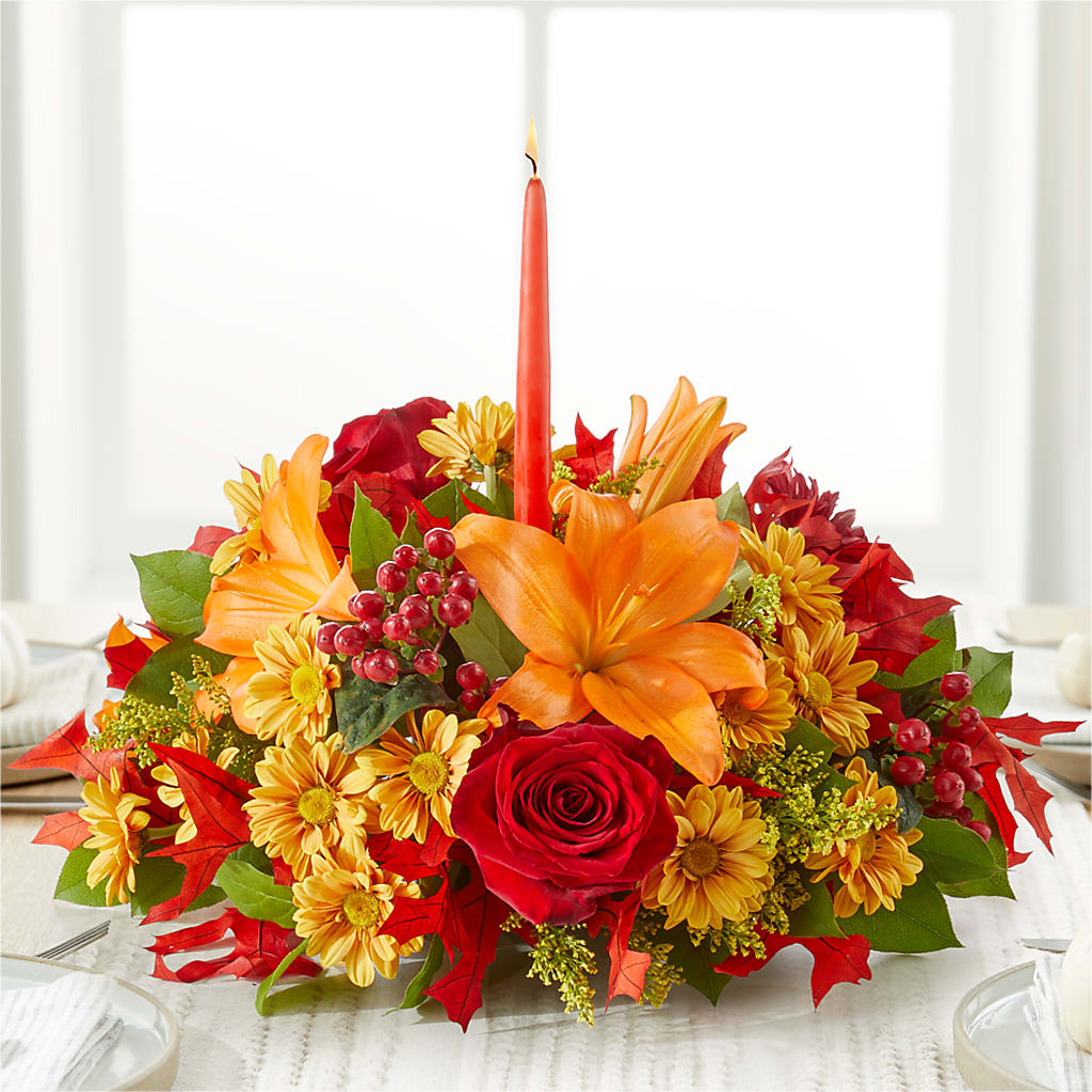 Autumn's Embrace Centerpiece – BELKY'S FLORIST, Rock Hill SC